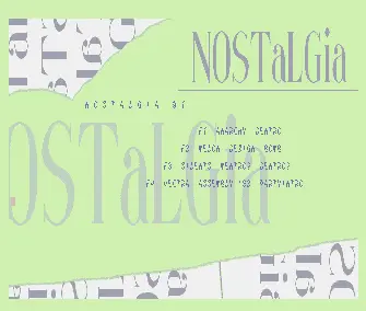 Nostalgia 01 by Banal Projects