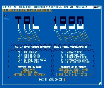 Tal Demo Pack 02 (1990) by Beta5