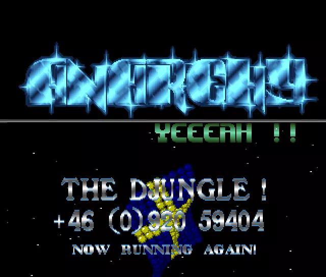 Djungle BBS Running Again (1990) by Anarchy