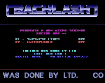 Sector One +2 (1990) by Backlash