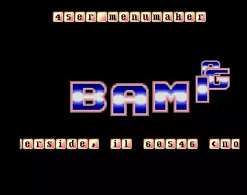 45er Menumaker Intro (1989) by Bamiga Sector One