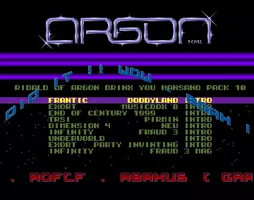 Hansano Pack 10 (1991) by Argon