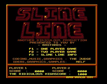 Slime Line (1990) by Bastards