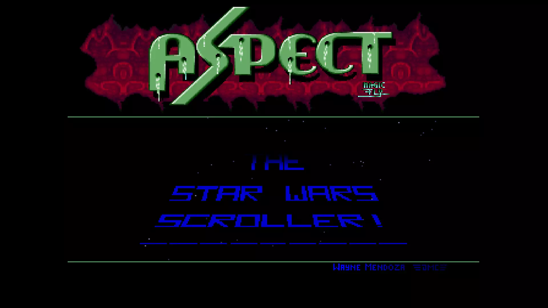 The Star Wars Scroller (1991) by Aspect