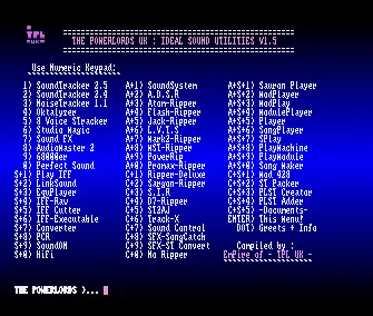 Ideal Sound Utilities v1.5 (1989) by Powerlords