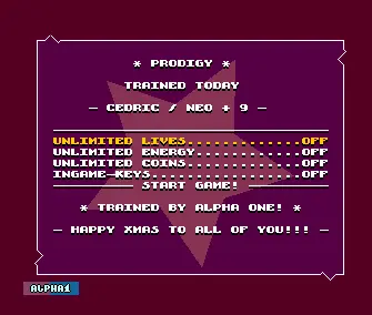 Cedric +9 (1994) by Prodigy