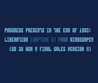 Liberation CD32 AGA (1992) by Progress