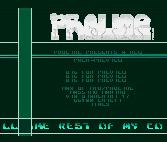 Pack Preview (1993) by Proline