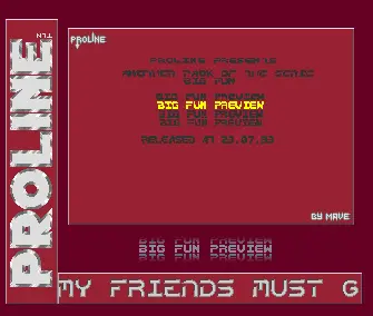 Big Fun Preview (1993) by Proline