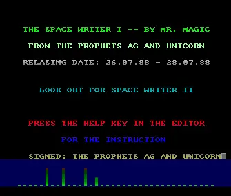 Space Writer 1 (1987) by Prophets