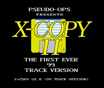 X-Copy v2.0 99 Track Version (1988) by Pseudo Ops