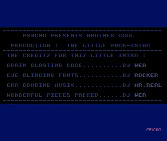 Little Pack Intro (1992) by Psycho