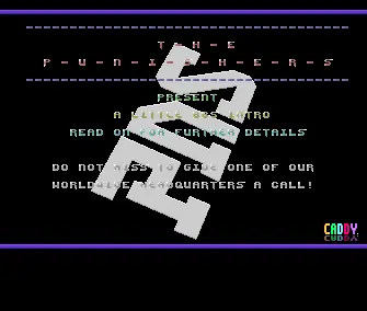 Little BBS Intro by Punishers