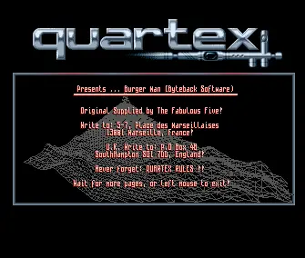 Burger Man (1991) by Quartex