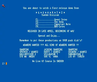First Swedish Release Pack (1991) by Quartz