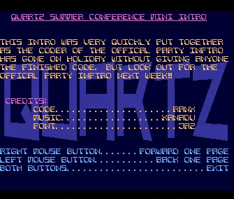 Summer Conference Mini Intro (1992) by Quartz