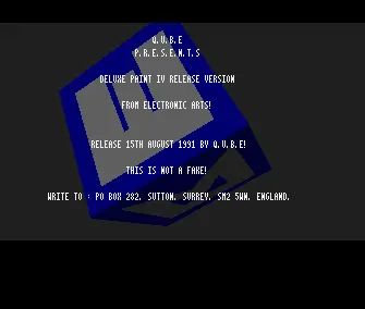 Deluxe Paint 4 (1991) by Qube