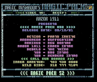 Magic Pack 052 (1991) by Razor 1911