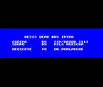 Twilight Zone BBS Offline (1991) by Razor 1911