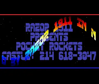 Pocket Rockets (1989) by Razor 1911