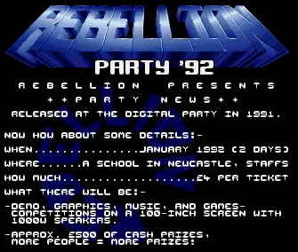 Party News (1991) by Rebellion