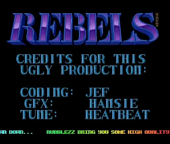 Mini BBS Intro (1991) by Rebels