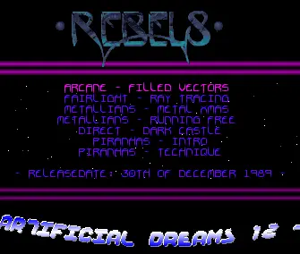 Artificial Dreams 12 (1989) by Rebels