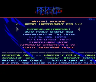 Great Independent 53 (1991) by Rebels