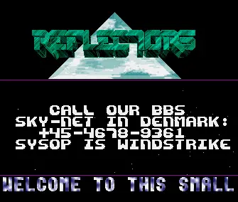 Sky Net BBS Intro (1991) by Reflectors