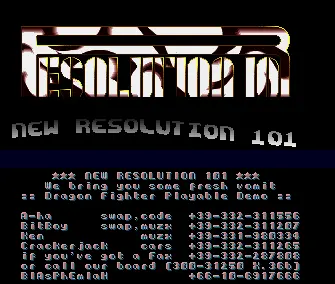 Dragon Fighter Preview (1991) by Resolution 101