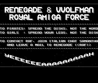 Back in the Amiga Scene (1990) by Royal Amiga Force