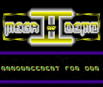 Megademo 2 Announcement (1989) by Royal Amiga Force