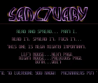 Read and Spread 1 (1992) by Sanctuary