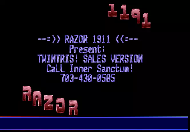 Twintris (1991) by Razor 1911