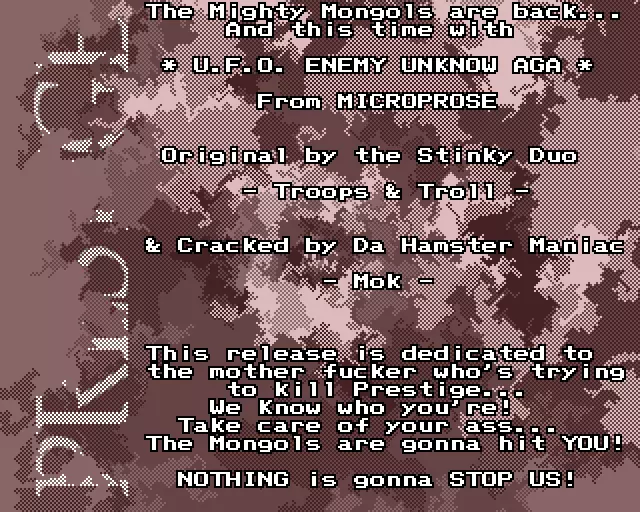 UFO: Enemy Unknown (1994) by Prestige