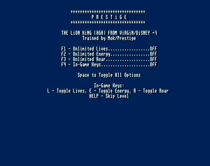 Lion King AGA +7 (1994) by Prestige