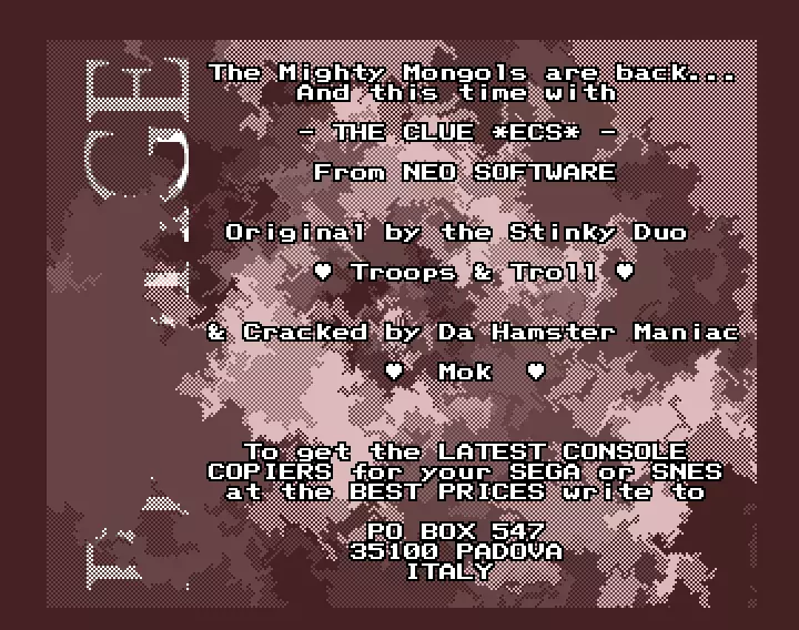 The Clue ECS (1994) by Prestige
