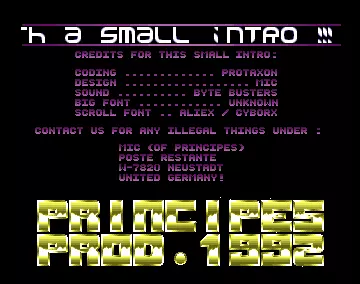 Second Production (1992) by Principes