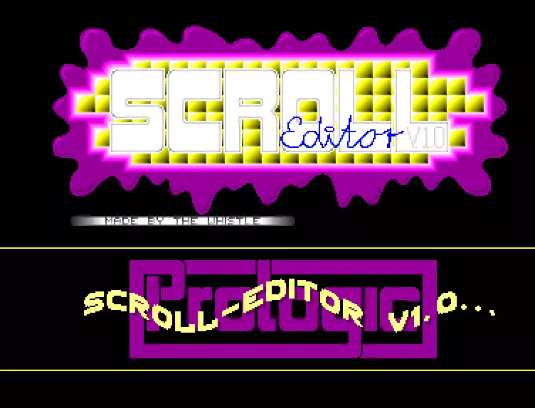 Scroll-Editor v1.0 (1990) by Prologic
