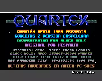 Goblins 2 Spanish (1992) by Quartex