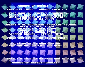 Horror Pack 01 (1994) by Rebels