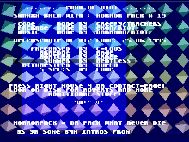 Horror Pack 19 (1995) by Riot
