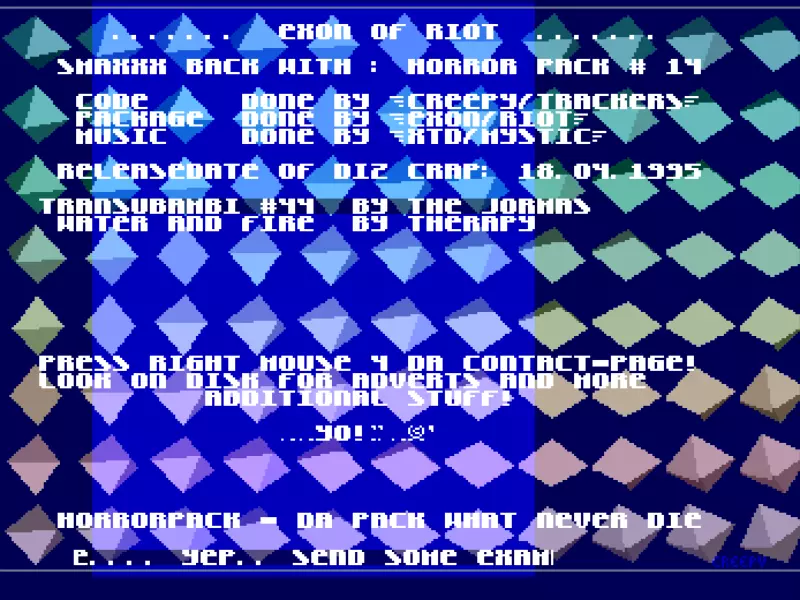 Horror Pack 14 (1995) by Riot