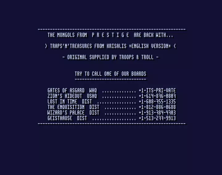 Traps N Treasures (1994) by Prestige