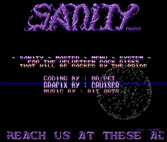 Velveteen Master Menu System (1991) by Sanity