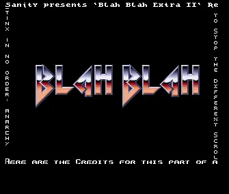 Blah Blah Extra 2 (1991) by Sanity