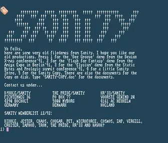 Old Productions (1991) by Sanity