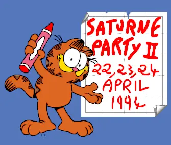 Saturne Party 2 Invitation (1993) by Saturne