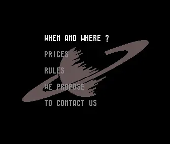 Saturne Party 3 Invitation 2 (1994) by Saturne