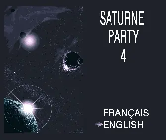 Saturne Party 4 Invitation (1995) by Saturne